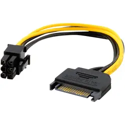 15pin SATA Мощность к 6pin PCIe PCI-e PCI Express Кабель-адаптер для видео карты Futural цифровой jiu11