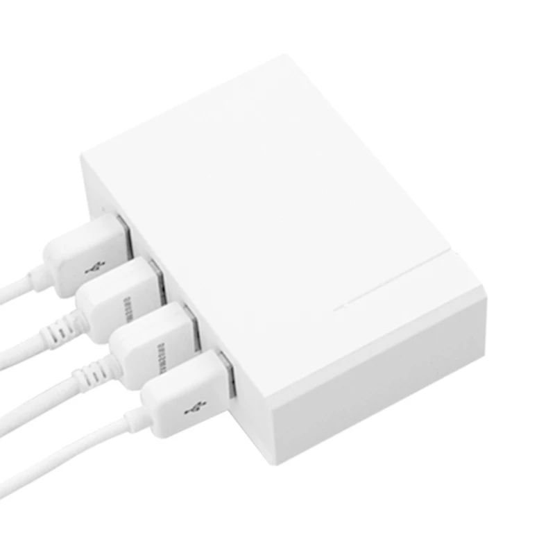 المحمولة 4 منافذ 5 V 2.4A سريع USB منافذ مع حامل شاحن الجهاز اللوحي لباد ل Sansung Xiaomi هواوي سادة الهاتف شحن جهاز