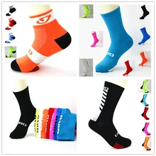Мужские и женские спортивные носки для верховой езды красочные Coolmax баскетбольные альпинистские походные носки для бега