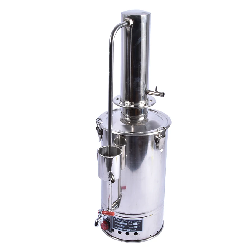 1pc YAZD-5 Electric 5L Water Distiller 304 Distilled Stainless Steel Water Equipment With Auto Shutoff System 220V/110V