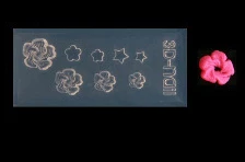 1 шт. УФ-полимерные ювелирные изделия Жидкая силиконовая форма листья Буквы Цветы украшения из смолы подвесные формы для DIY Intersperse трафарет для маникюра - Цвет: 3