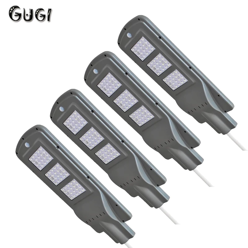 

4pcs/lotsGUGI Solar LED Street Lamp Outdoor Motion Sensor Save Electricity Waterproof Solar Pannel LED Solar Street lights