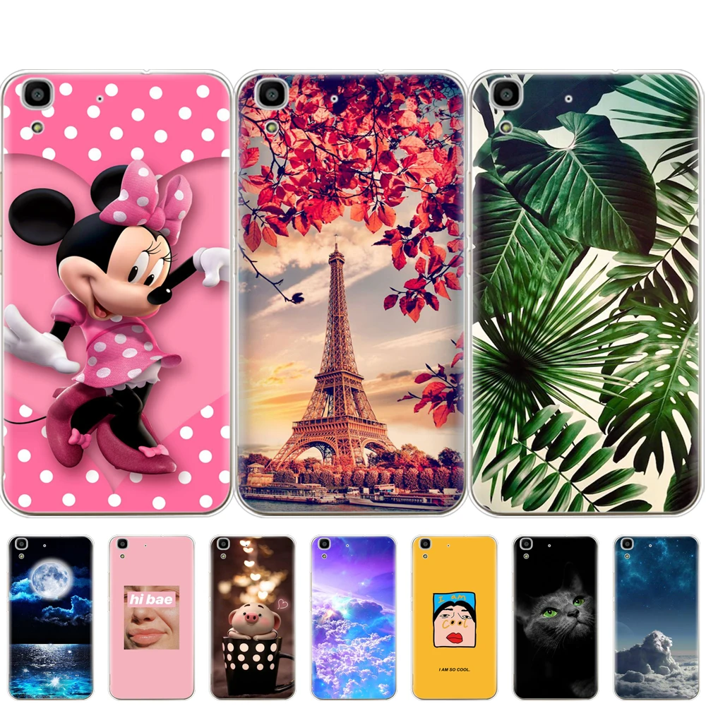 

For Honor 4A Case For huawei y6 2015 Silicone TPU Back Cover Phone Case On for Huawei Y6 2015 Soft bumper Painting coque etui
