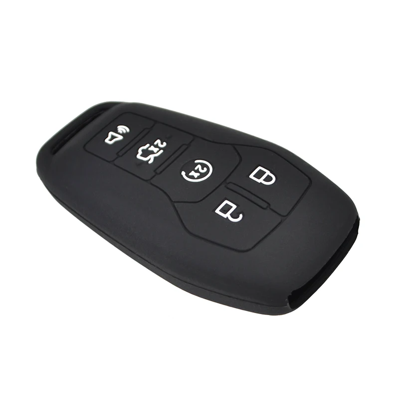 AX для Ford Fusion Mondeo Mustang F 150 Explorer Edge 2015 2016 2017 2018 5 кнопок силиконовый Автомобильный