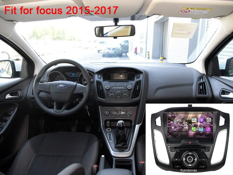 Восьмиядерный android 9,0 автомобильный аудио плеер для ford focus- с gps-навигацией автомобильный аудио стерео Встроенный wifi FM RDS DVD