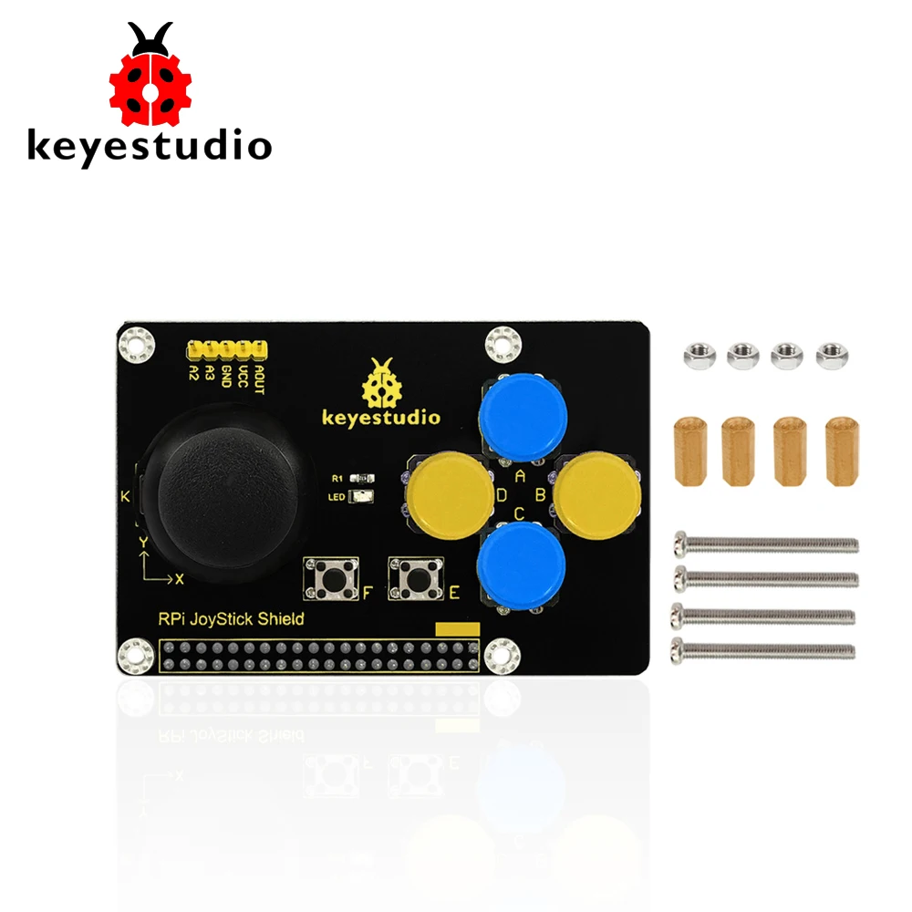Keyestudio RPI Джойстик Щит консоли для Raspberry Pi DIY Стик для геймпада/CE сертификация