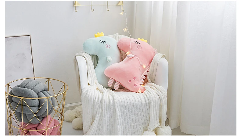 В форме динозавра спальная подушка подушки-куклы для детей Плюшевые игрушки Детские подушки декор комнаты мягкие игрушки подарки на день