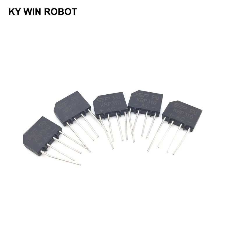 5PCS 3A 1000V DIP-4 diode bridge rectifier KBP310