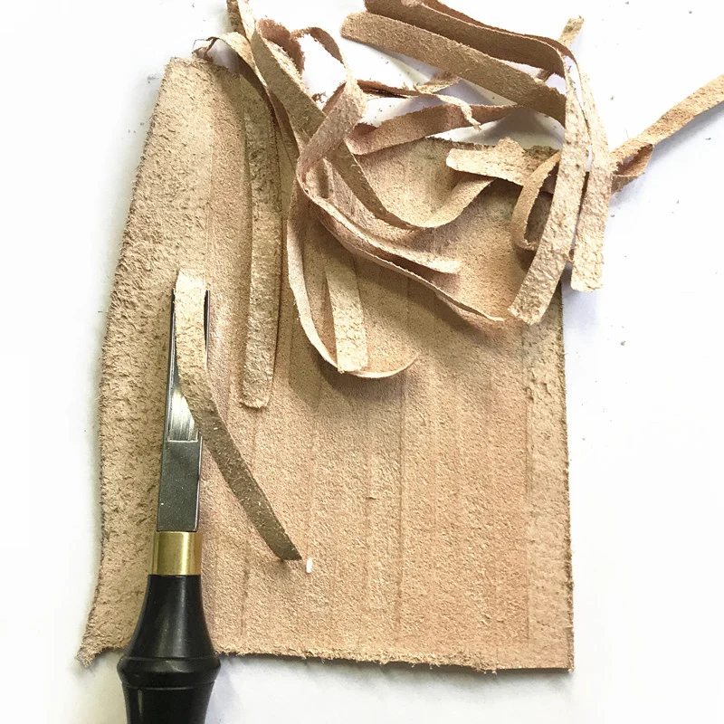 

Handmade Leathercraft Leather Cut Edge Beveler Cutting Groover Skiving Trimming DIY Leather Craft Tool TB Sale