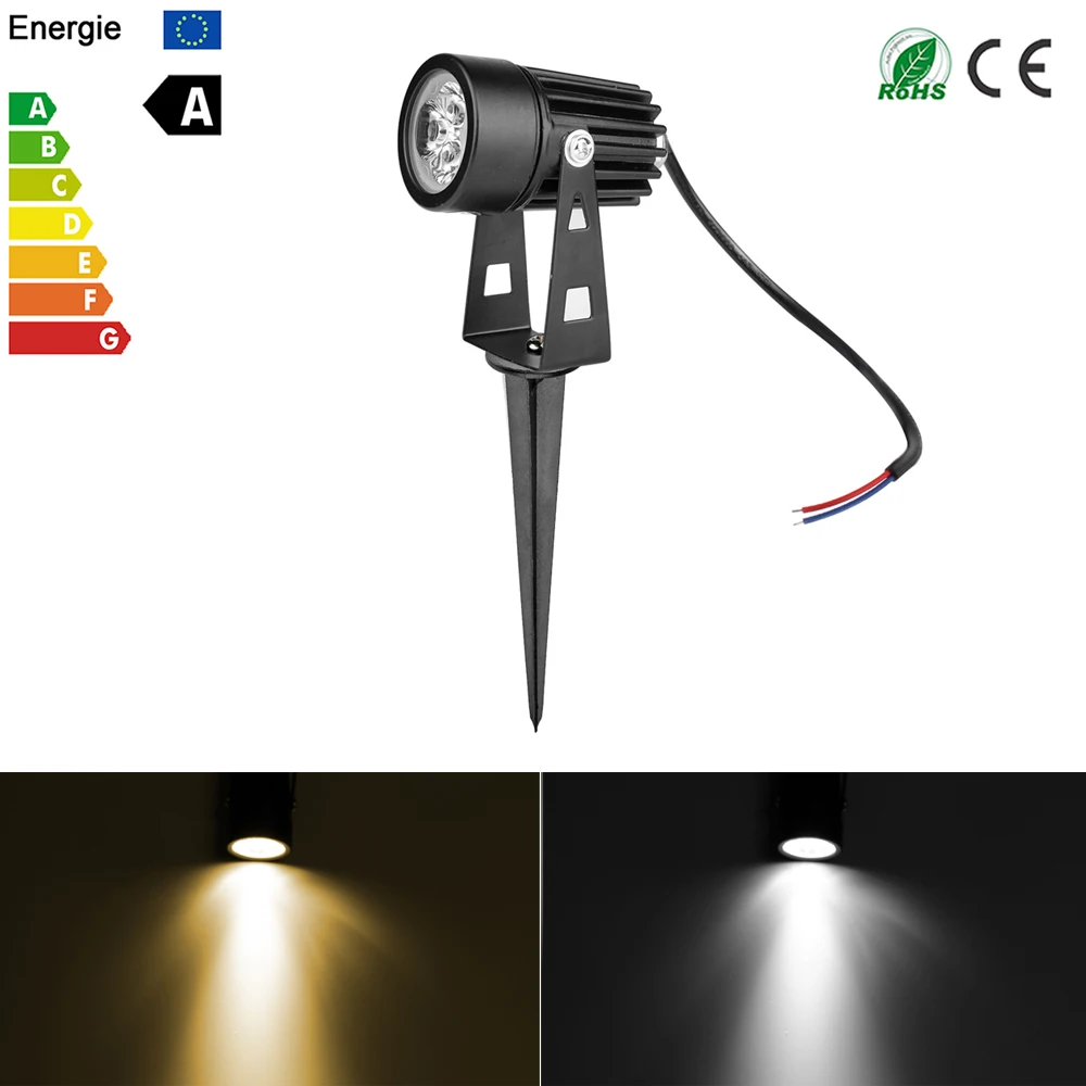 

IP65 New COB Garden Light 220V 110V 12V LED Lawn Lamp Outdoor Spike Outdoor Lighting 3W Path Landscape Waterproof Spot Bulbs