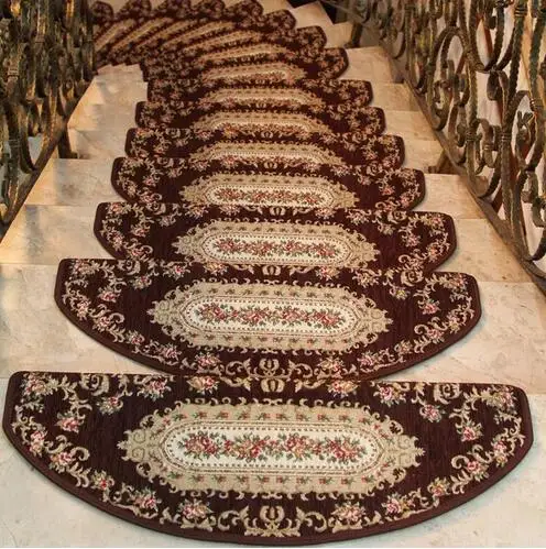 8pcs European Stair setpping Carpet Sets non-slip Stair trend Mats Step Rug for Stair 25*75cm fit for 25cm width Stair pad mat 8pcs European Stair setpping Carpet Sets non-slip Stair trend Mats Step Rug for Stair 25*75cm fit for 25cm width Stair pad mat