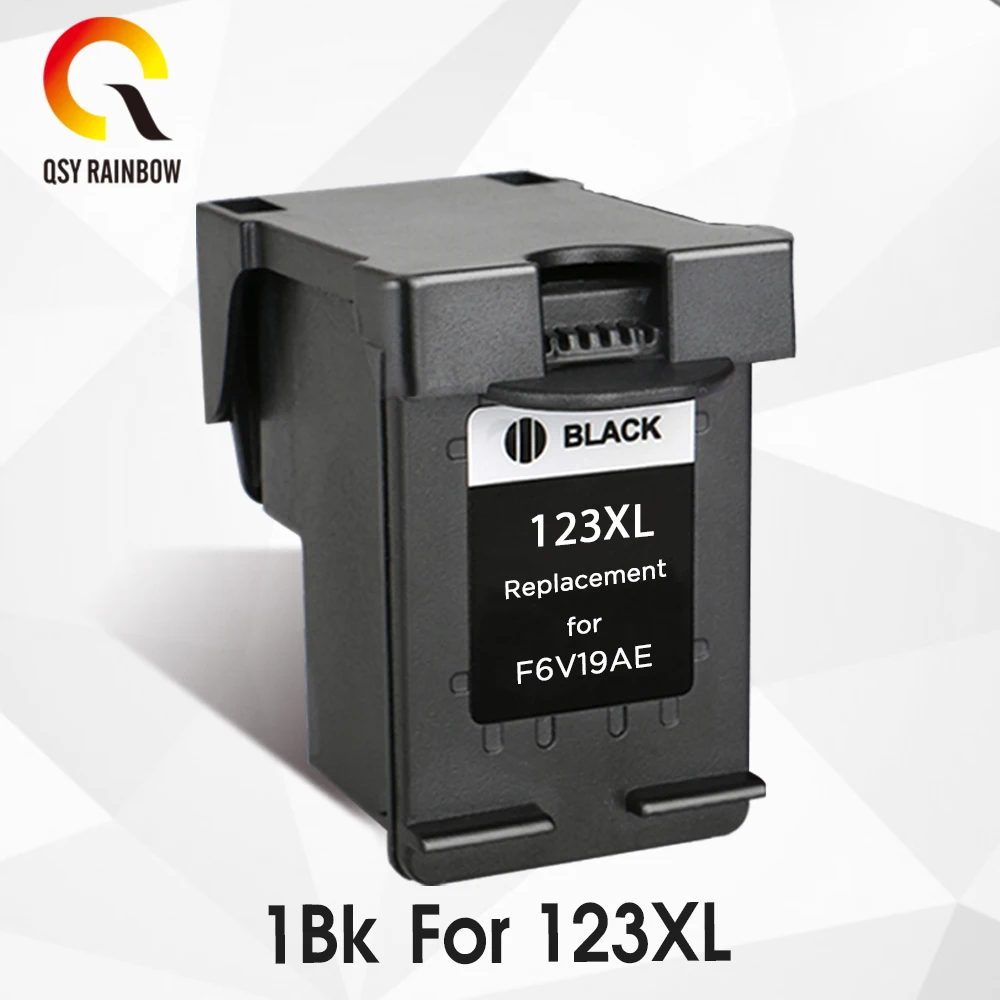 CMYK SUPPLIES ink Replacement For HP 123 123XL Black Ink Cartridge For HP Deskjet 2130 1110 Printer IP123 for Russian version - Цвет: 1bk