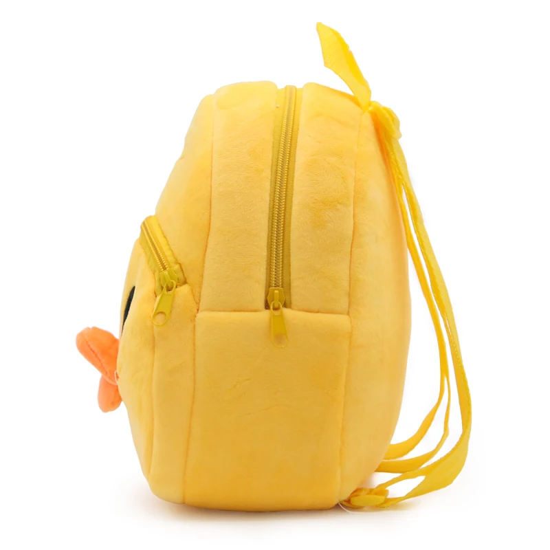 Плюшевый Рюкзак для малышей от 1 до 3 лет, Детская сумка, детские рюкзаки для детского сада с рисунком животных, школьная сумка Mochila Escolar duck