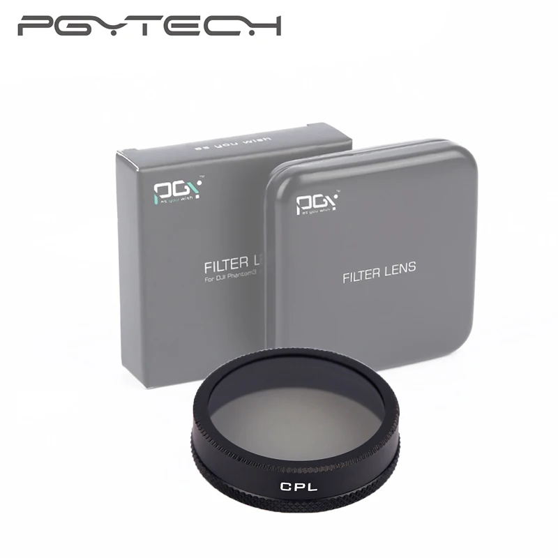 

PGYTECH DJI Phantom 4 CPL Filter Adjustable Polarizer CPL Camera Lens Filter Phantom 3 Advanced/ Professional Filter