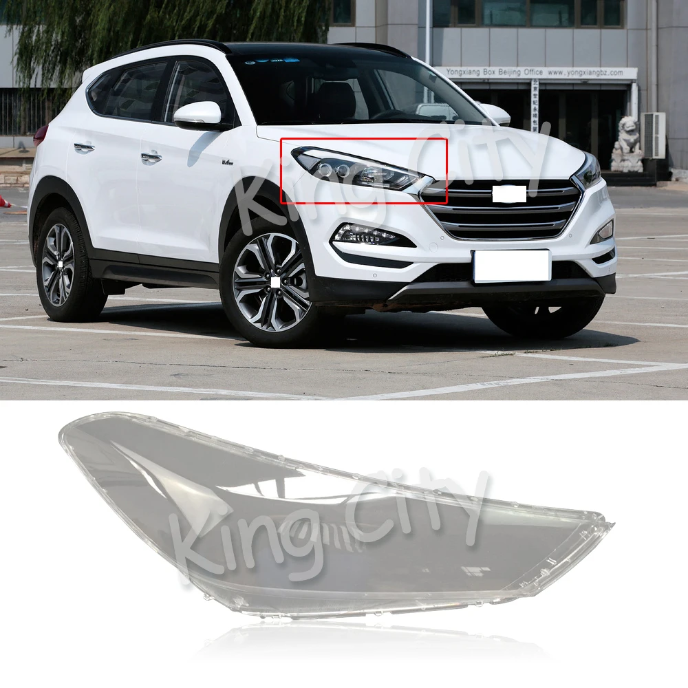 Крышка QX 1 шт для hyundai Tucson- передняя фара крышка фары абажур водонепроницаемый яркий фонарь абажур крышка крышки