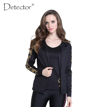 Detector Performance thermal tights running jacket race running outdoor hoodies Women Gym Sport Yoga sports Fitness