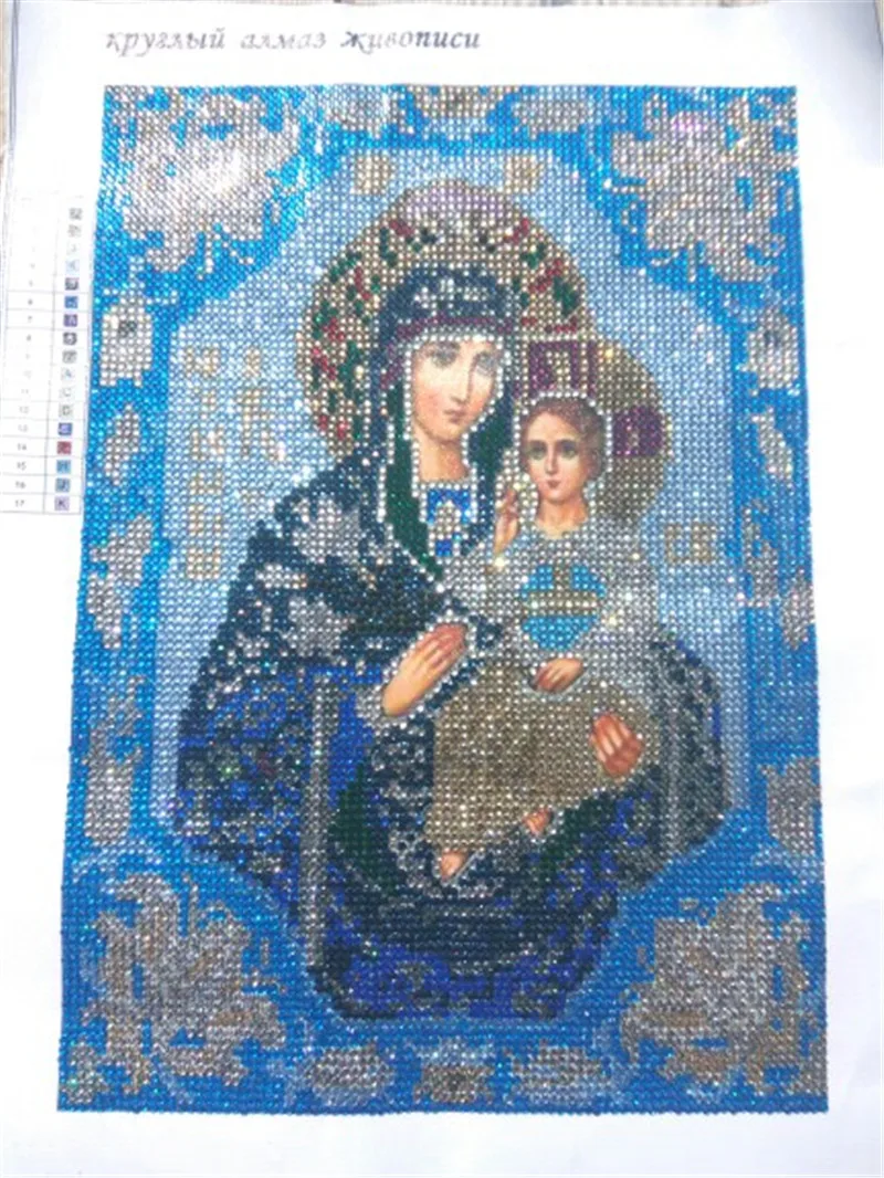 2018  crystal Round diamond the leader religious painting diy diamond painting embroidery  Home Decor dimond mosaic  for gift