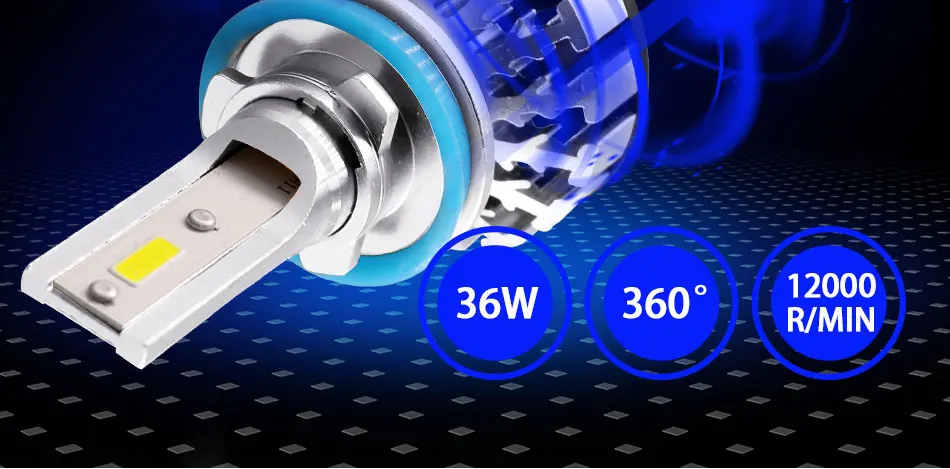 1 Pair H4 H7 LED Headlight Bulbs H1 9005 9006 HB4 Led canbus Anti-EMC H1 HB3 50W 10000LM 6000K Car Led Auto Headlights kit 12V mini size slient fan (15)