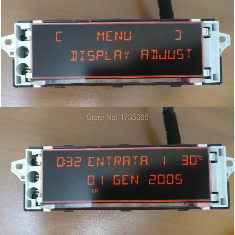 10 шт. оригинальный автомобильный телефон поддержка USB aux дисплей красный монитор