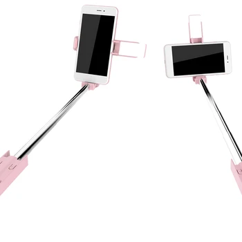 

Extendable Handheld Mini Selfie Stick Smart Phone Holder Foldable Bluetooth/Wired Remote Shutter Led Light