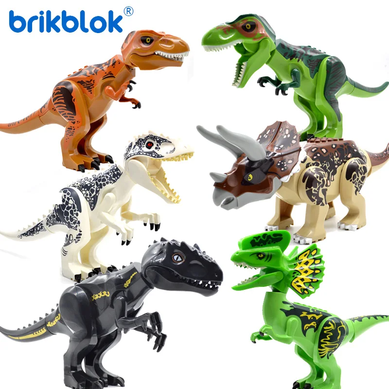 T Rex Tyrannosaurus Jurassic World Dinosaurio Grande Figura Juguete Lego Nuevo