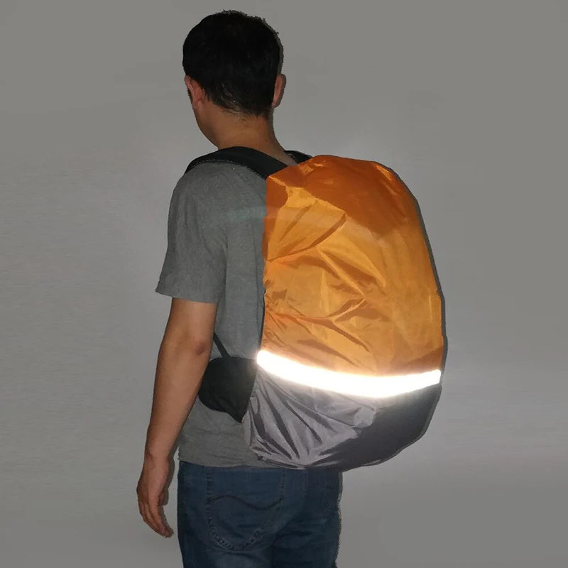Backpack Rain Cover 18-70L Reflective Waterproof Bag Cover Outdoor Camping Travel Rainproof Dustproof Covers For Backpacks New   (14)