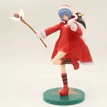 23 см японская аниме фигурка EVA Ayanami Rei Рождество ver фигурка Коллекционная модель игрушки для мальчиков