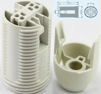 

50pcs/lot LED E14 lamp holder socket converter edison screw thread Lamp Base Adapter Free Shipping