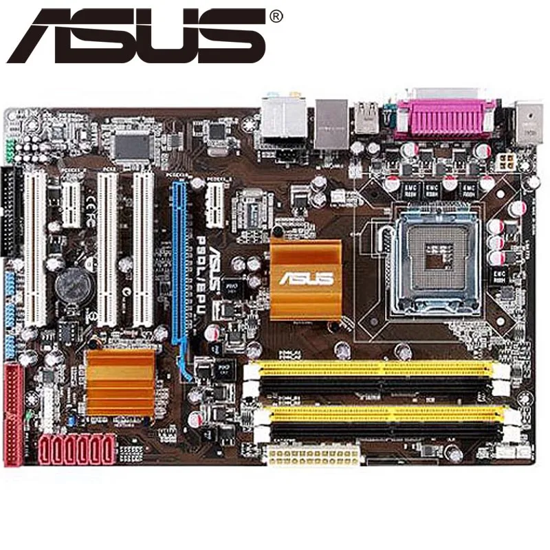 Материнская плата Asus P5QL/EPU для настольных ПК P43 Socket LGA 775 Q8200 Q8300 DDR2 16G ATX UEFI биос оригинальная б/у материнская плата в продаже