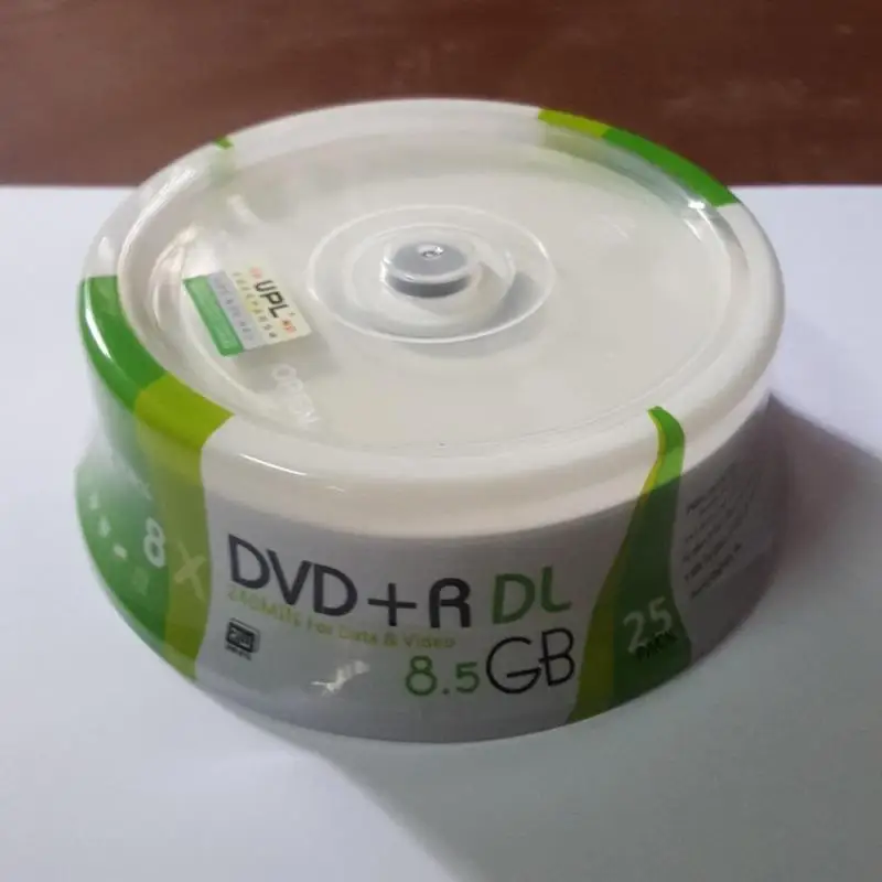 25 шт. белый листовой пластик для струйной печати 8X DVD + R DL двойной Слои
