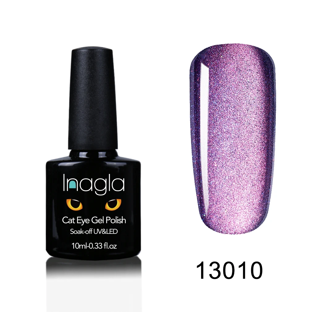 Inagla 5D Гель-лак для ногтей с эффектом «кошачий глаз» 10 мл Магнитный замачивающий УФ гель-Лаки Звездный нефритовый эффект лак УФ Гель-лак для ногтей - Цвет: 13010