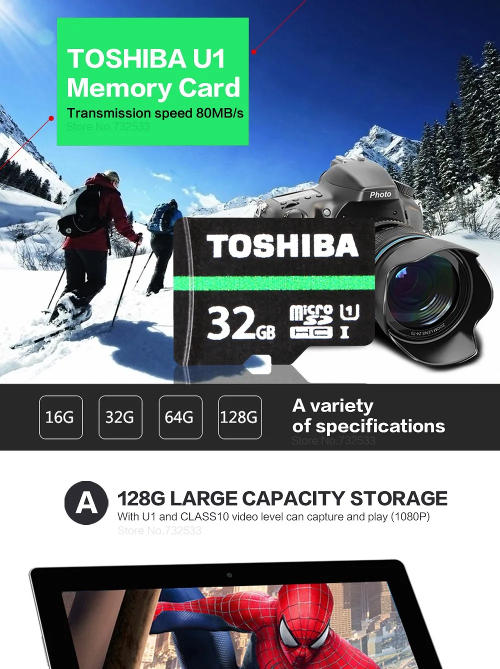 Карта памяти Toshiba 32 ГБ Micro sd карта Class10 UHS-1 флеш-карты карта памяти Microsd для планшета/смартфона официальное подтверждение