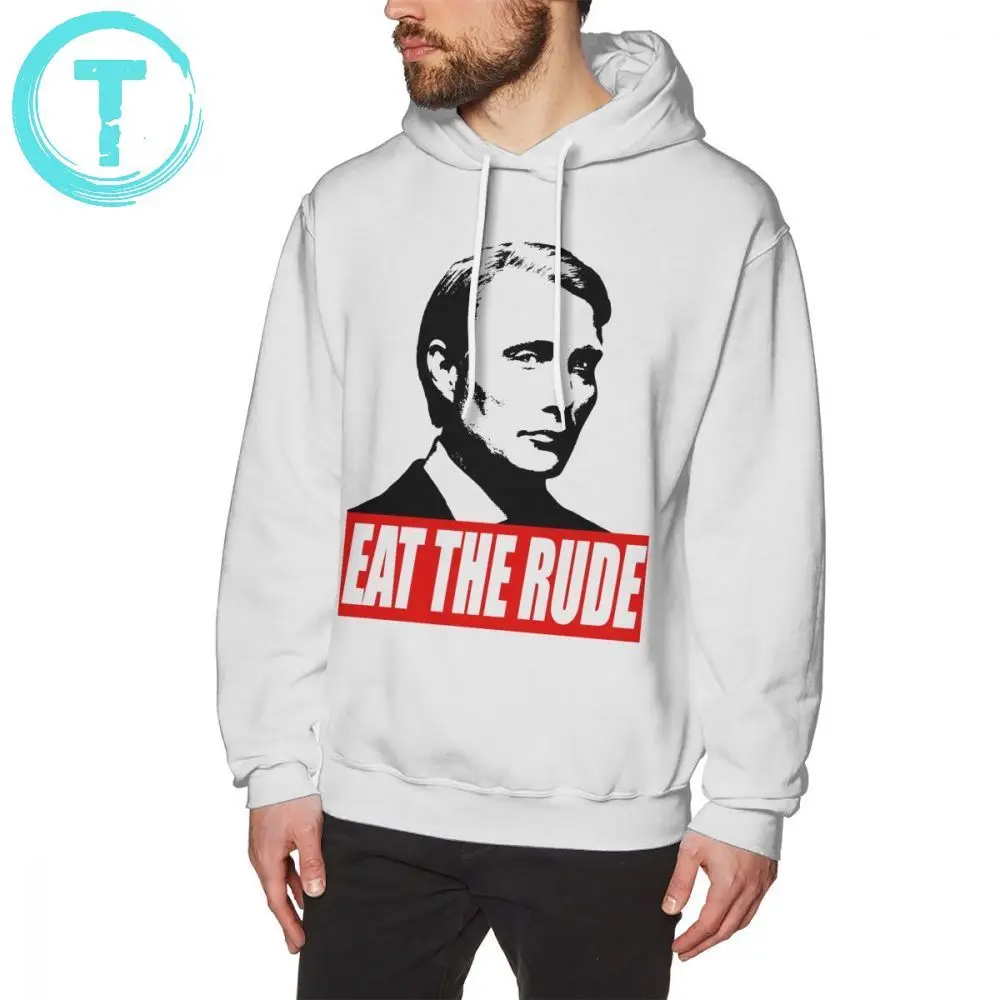 Hannibal Толстовка EAT THE RUDE Hannibal толстовки длинные мужской пуловер; толстовка с капюшоном хлопок X Красный теплые Популярные свободные