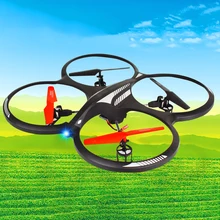 Большой Радиоуправляемый Дрон RC UFO H07NL 2,4G 4CH 6-Axis Gyro стабильной Летающий беспилотный самолет с гироскопом и светильник Квадрокоптер с дистанционным управлением игрушечного вертолёта лучший подарок