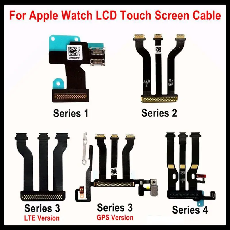

FaiShao New LCD Display Touch Screen Motherboard Connector Flex Cable For Apple Watch Series 1 / 2 / 3 / 4 38mm 42mm 40mm 44mm