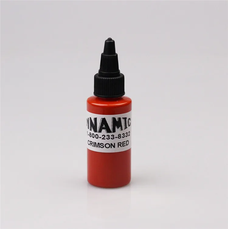

5pcs CRIMSON RED ink tattoo colors 30ml 1OZ body painting paint permanent makeup supply