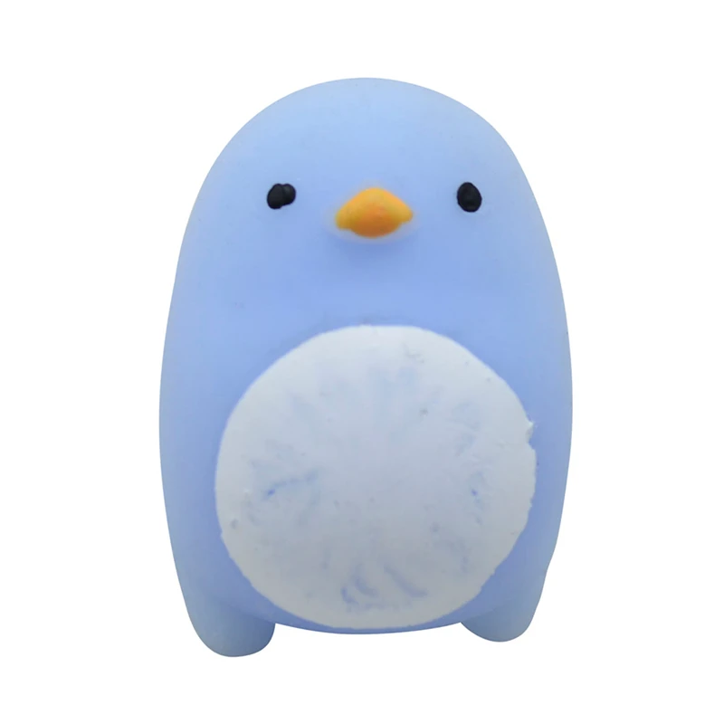 

Blue Cute Mochi Squishy Cat Squeeze Healing Fun Kids Kawaii Toy Stress Reliever Decor Kid Penguin Toys For Child Anti-Stress 20#