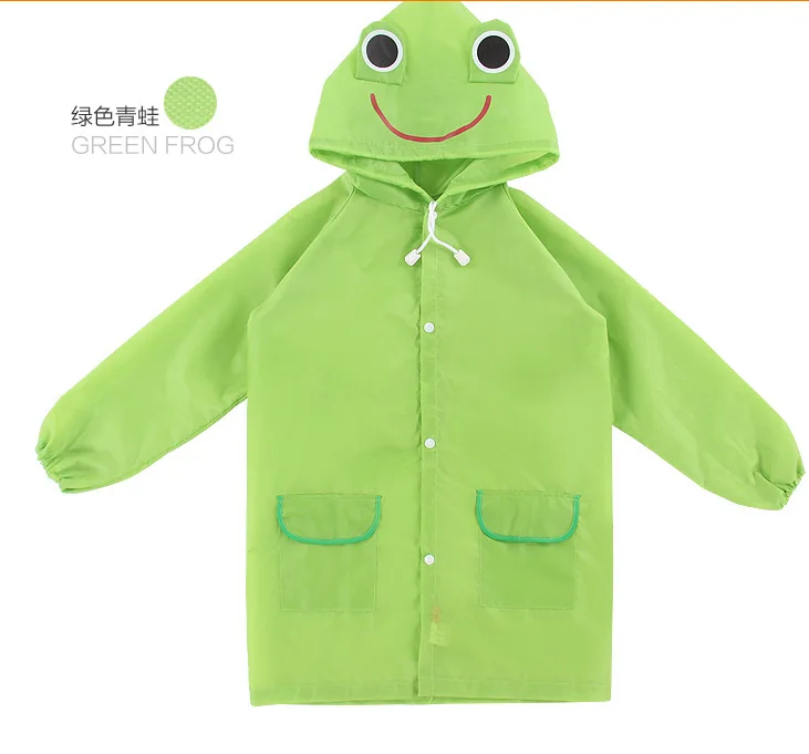 1 шт.; детский плащ-дождевик; Детский водонепроницаемый плащ для животных - Цвет: Зеленый