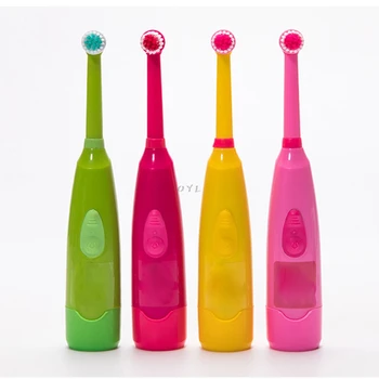 

Oral Care Child Rotating Cute Electric Toothbrush With Toothbrush Head Replace