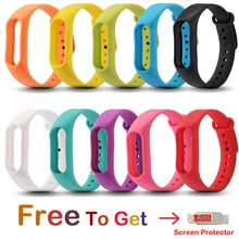 For Xiaomi Mi Band 2 Bracelet Strap Miband 2 Colorful Strap Wristband Replacement Smart Band Accessories For Mi Band 2 Silicone 8 choices xiaomi bracelet anti loss waterproof replacement band watchbands colorful personality wristband a65 hay5