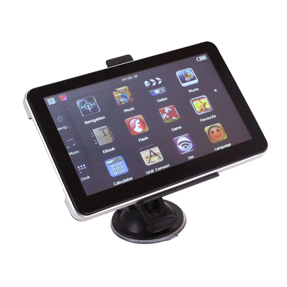

7 Inch 8GB Car GPS Sat Nav Navigation System Touch Screen With EU Maps 704 Black Auto GPS Touch Screen Navigation