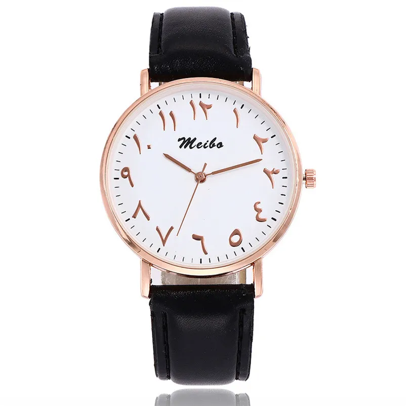 MEIBO women's watches casual watches Quartz Leather Band Newv Strap Watch Analog Wrist Watch Women Clockreloj mujer M08 (5)