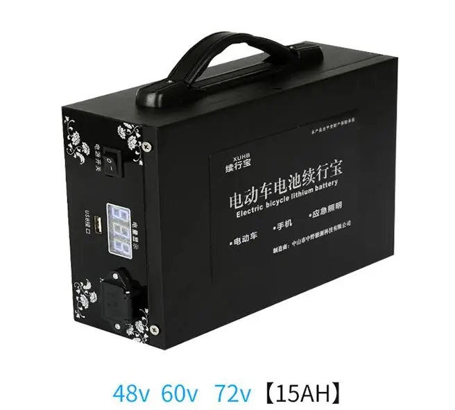 48V 20AH Scooter аккумулятор 48V литий-ионный аккумулятор power банк питания продлить время непрерывной работы продлевает рабочее+ 5В usb Зарядное устройство
