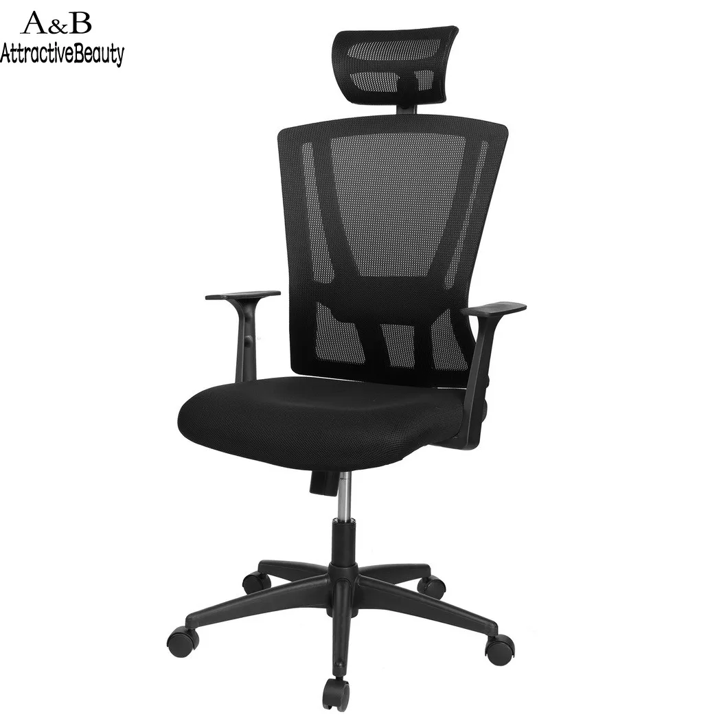 

2018 High Back Mesh Ergonomic Computer Office Swivel Chair Mesh Padded Seat Adjustable Executive Task Chair DZ10
