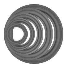 Сменные Рупорные детали, резиновые аксессуары для динамиков, складные НЧ-динамики, кольцо с краями, объемные универсальные пенопластовые пылезащитные прочные