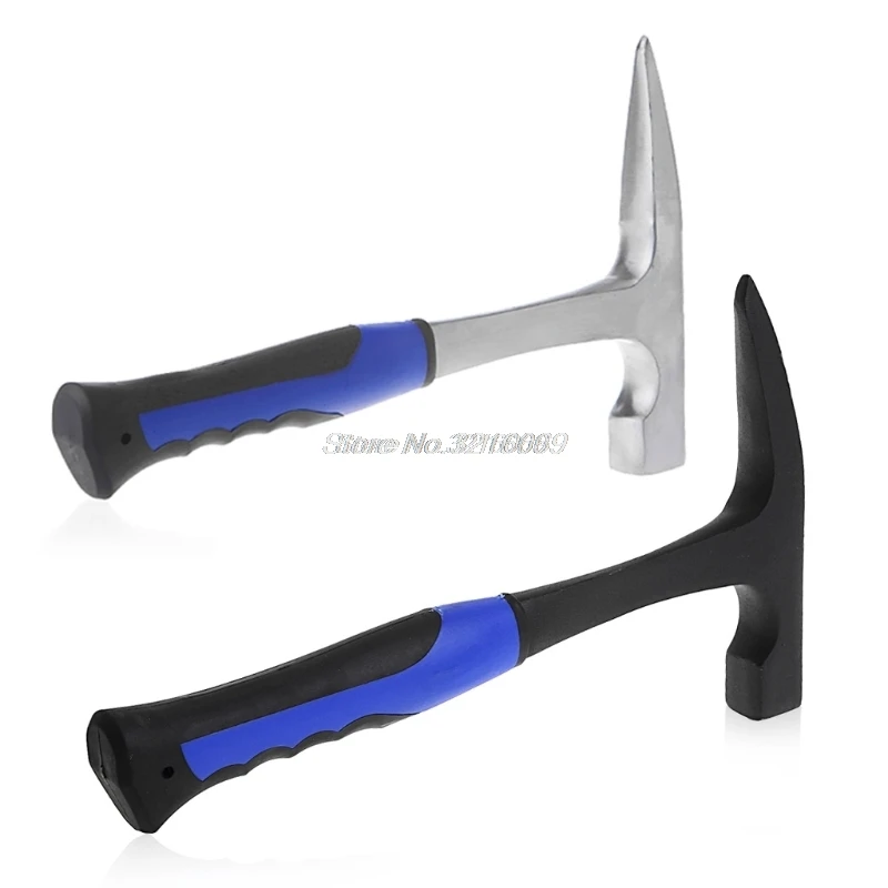 

OOTDTY Rock Pick With Pointed Tip Shock Reduction Grip Geological Stratigraphic Hammer Aug28 Drop Ship