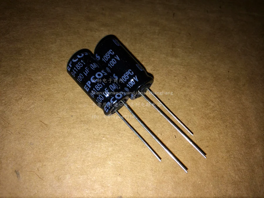 10pcs 100uF 100V EPCOS B41851 Series 10x20mm 105degC High ripple ...
