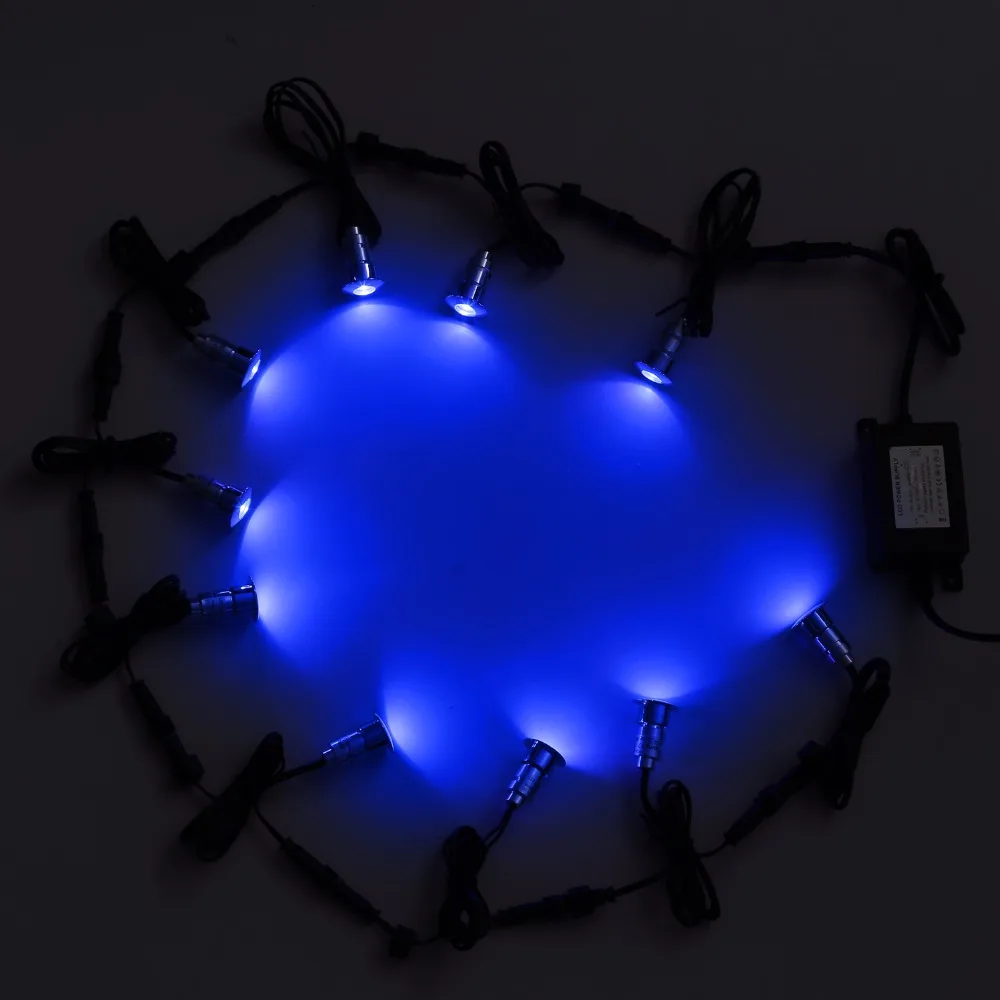 Bronze-colorido ao ar Conduziu a Lâmpada Luz da Parede da Cozinha Qaca França Livre Decoração Cerca Inground Iluminação Branca Quente 30 Pçs - Set F102x-30 13 Cheap Lâmpadas subterrâneas