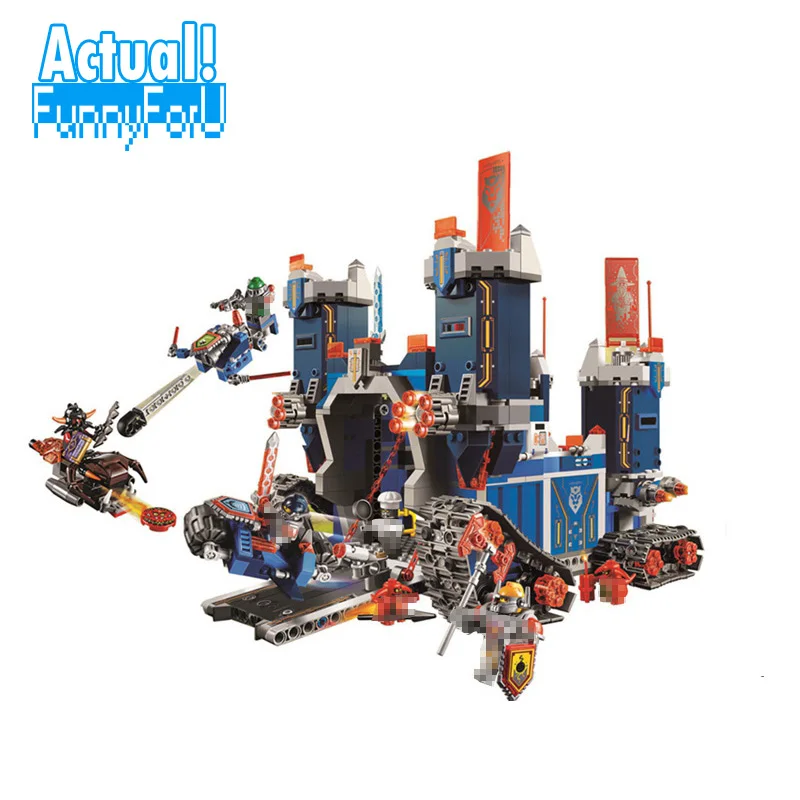 

Bela Nexus Knights The Fortrex 10490 1171pcs Building Blocks Bricks toys for children gift brinquedos compatible legoINGly 70317