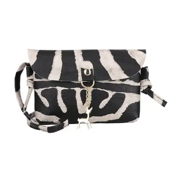 

Women Ladies PU Leather Leopard Pattern Small Waist Packs Girls Fashion Portable Hasp Mini Shoulder Bag